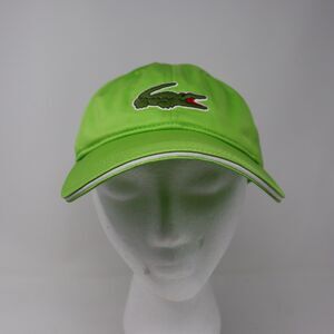LACOSTE SPORT MIAMI OPEN ADJUSTABLE TENNIS CAP HAT Green Medium